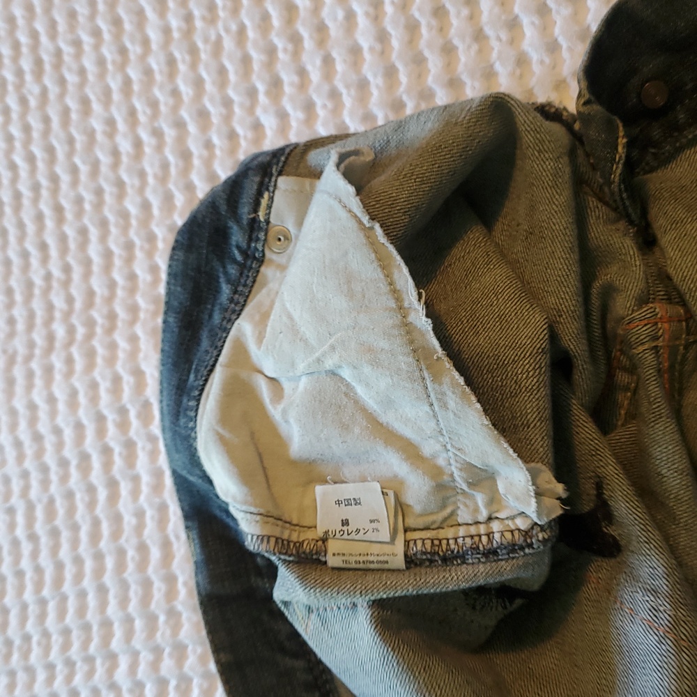 Embroidered Button Fly Jeans - Picture 14 of 14